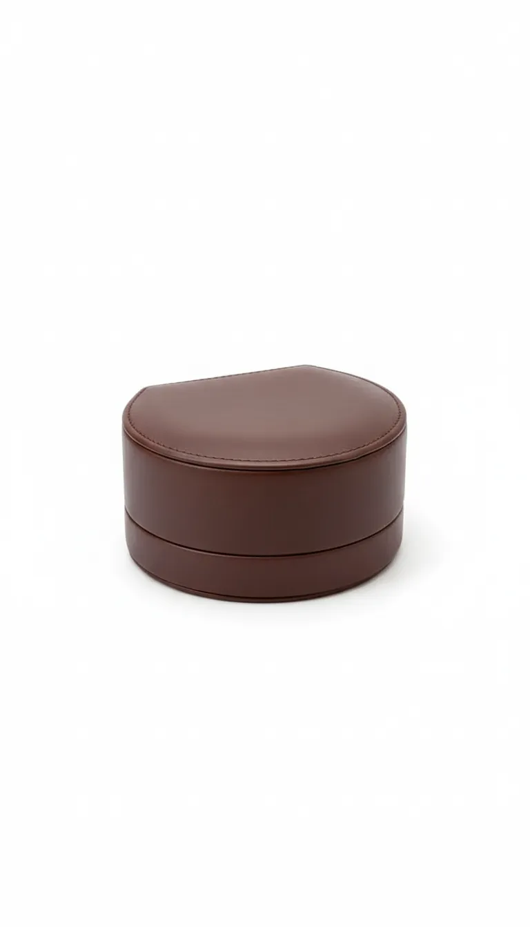 Leather jewelry box