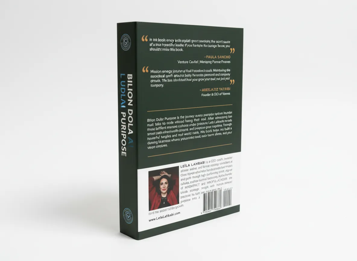 Book - Billion Dollar Purpose (back)